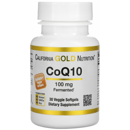 ���������� California Gold Nutrition CoQ10 100 �� 30 ��. 30 � 1 ��. ��� �����