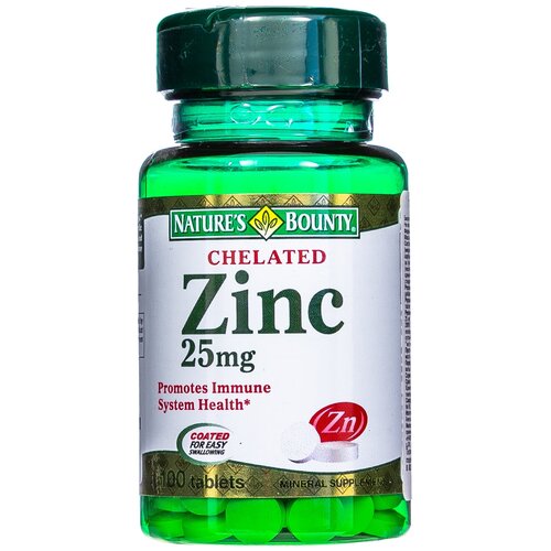 ���������� Chelated Zinc ���., 25 ��, 0.4 �, 100 ��.