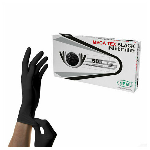 ���������� �������� ���������� ������������ � ��������� SFM MEGA TEX BLACK 25 ��� (50 ����) ������ S (�����)
