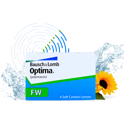 ���������� ���������� ����� BAUSCH+LOMB Optima FW, 4 ��., R 8,4, D -5,25, 1 ��.