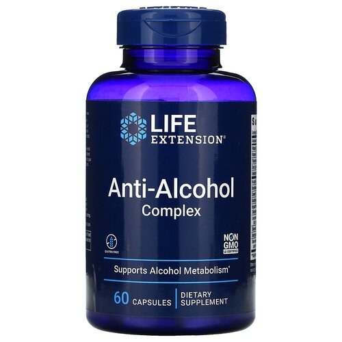 ���������� ������� Life Extension Anti-Alcohol Complex, 100 �, 60 ��.