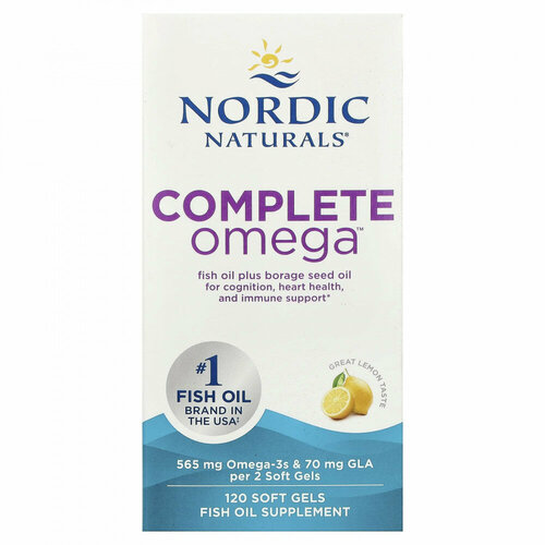 ���������� Nordic Naturals, Complete Omega, �� ������ ������, 282,5 ��, 120 ������