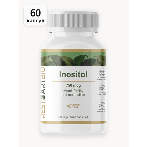 ���������� ��� �������� 750 �� RESTARTBIO 60 ������ / �������� ��� ������ � ������� �������� inositol ����������