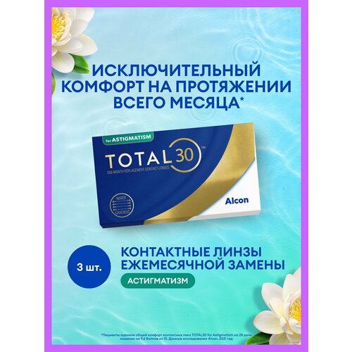 ���������� ��������������� ����� -2,50, -2,25/ 010/ 3 ��, Alcon, Total30 for Astigmatism