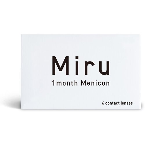 ���������� ���������� ����� �� ����� Menicon Miru 1month, 6 ��., R 8,3, D -2,25, 1 ��.