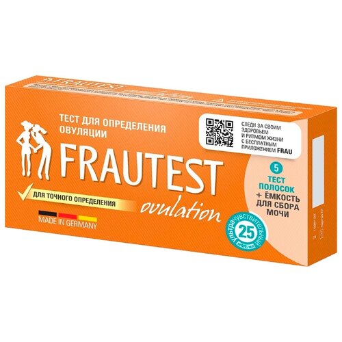 ���������� ���� FRAUTEST Ovulation �� ����������� ��������, 5 ��., 1 ��.