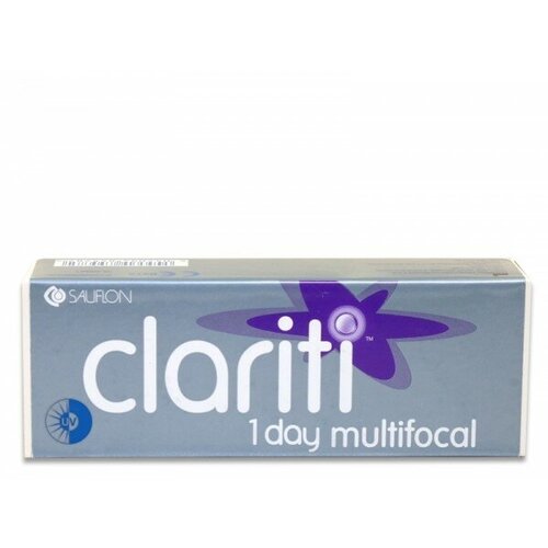 ���������� ����������� ���������� ����� CooperVision Clariti 1 day Multifocal, 30 ��., R 8,6, D -3,75, ADD: �������, 1 ��.