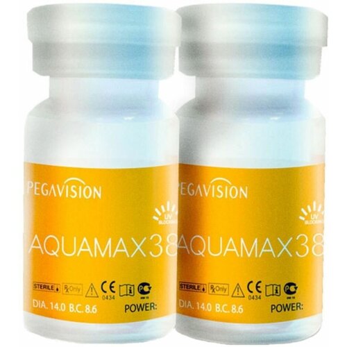 ���������� ���������� ����� Pegavision Aquamax 38, 2 ��., R 8,6, D -2, 1 ��.