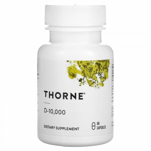 ���������� ������� � 3, D-10000, Vitamin D, Thorne Research (60 ������)