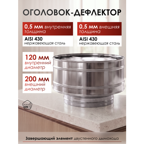 ���������� ��������-��������� 120�200, AISI 430/430, 0,5��/0,5��, (�), ���-2