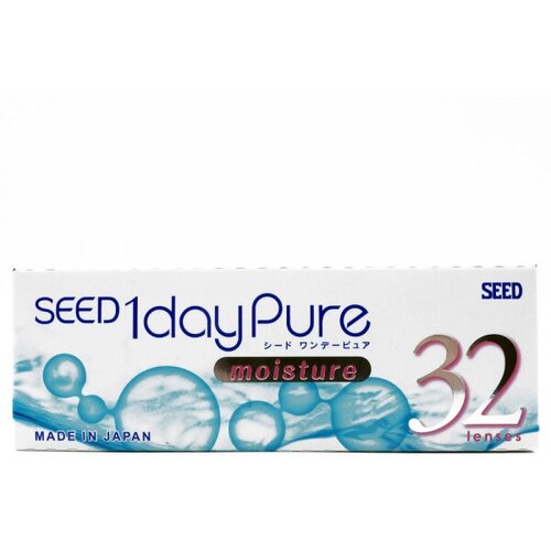 ���������� ����������� ���������� ����� SEED 1dayPure moisture, 32 ��., R 8,8, D -1,75, 1 ��.