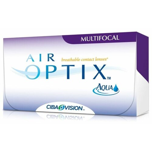 ���������� ���������� ����� �� ����� Alcon Air optix Aqua Multifocal, 3 ��., R 8,6, D -7, ADD: �������, 1 ��.