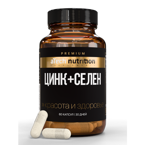 ���������� ���� + ����� � ��������� � aTech Nutrition PREMIUM ZINK+SELENIUM 60 ������