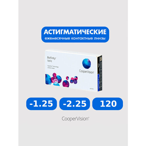���������� Biofinity Toric (3 �����) -1.25 -2.25 120 ����� ���������� ������ �������� ������