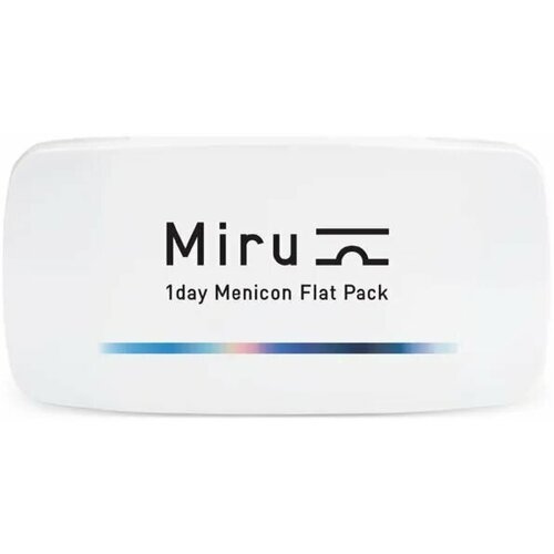 ���������� ����������� ���������� ����� Menicon Miru 1 day Flat Pack, 30 ��., R 8,6, D -4,75, 1 ��.