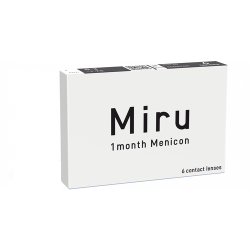 ���������� ���������� ����� �� ����� Menicon Miru 1month, 6 ��., R 8,3, D -6,5, 1 ��.