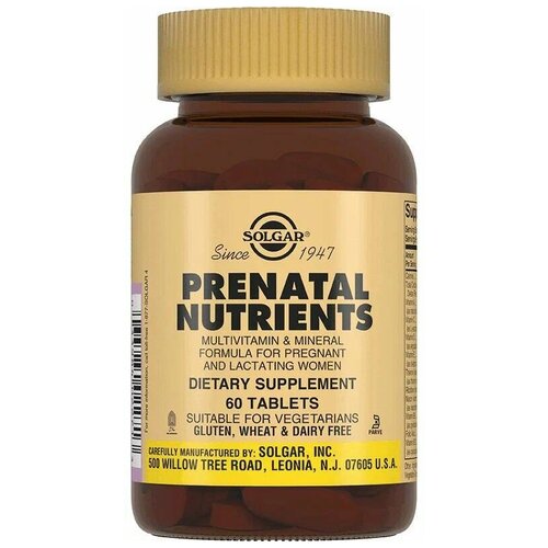 ���������� Solgar Prenatal Nutrients ���., 150 �, 60 ��.