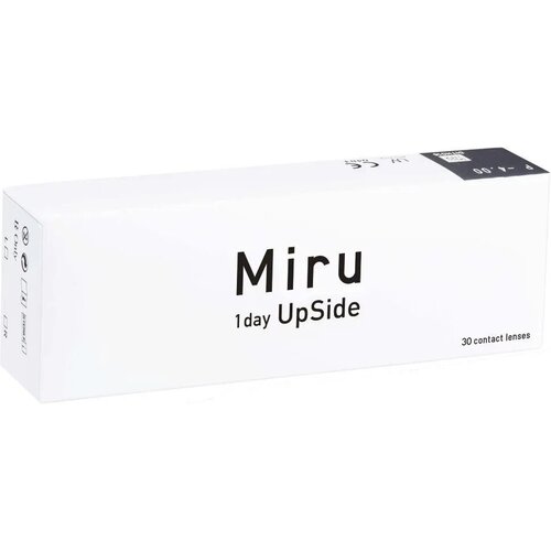 ���������� ����������� ���������� ����� Menicon Miru 1day Upside, 30 ��., R 8,4, D -5,75, 1 ��.