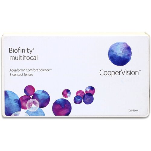 ���������� ���������� ����� �� ����� CooperVision Biofinity Multifocal, 3 ��., R 8,6, D -2, 1 ��.