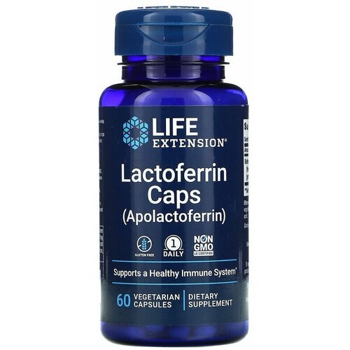 ���������� Life Extension Lactoferrin Caps (�����������) 60 ������, ���� �������� 07/2025