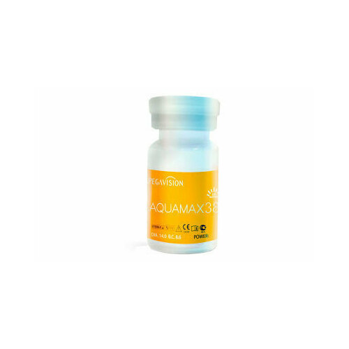 ���������� ���������� ����� Pegavision Aquamax 38, 1 ��., R 8,6, D -3,25, 1 ��.