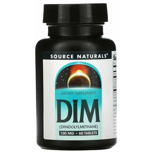 ���������� �������� Source Naturals DIM, 90 �, 100 ��, 60 ��.
