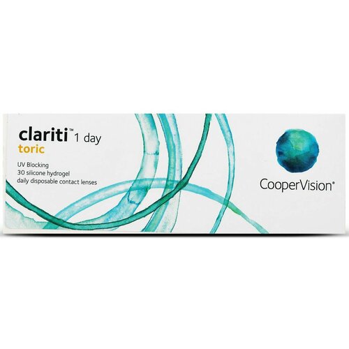 ���������� ����������� ���������� ����� CooperVision Clariti 1 day toric., 30 ��., R 8,6, D -1,25,�CYL:�-0,75,�A�:�150, 1 ��.