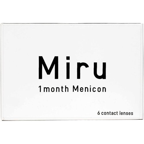���������� ���������� ����� �� ����� Menicon Miru 1month, 6 ��., R 8,6, D -1, 1 ��.