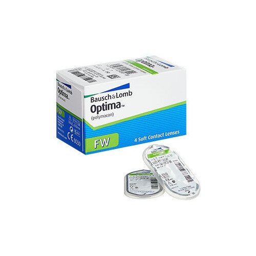 ���������� ���������� ����� BAUSCH+LOMB Optima FW, 4 ��., R 8,4, D -2, 1 ��.