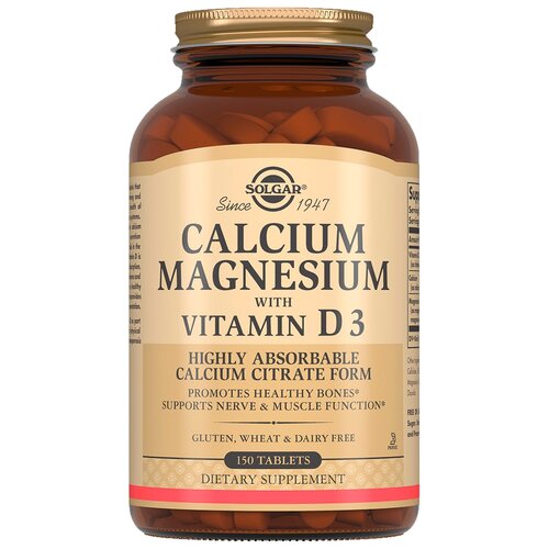 ���������� Solgar Calcium Magnesium with Vitamin D3 ���., 200 �, 150 ��.