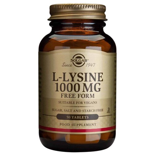 ���������� Solgar L-Lysine ���., 1000 ��, 65 �, 50 ��.