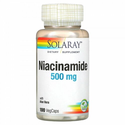 ���������� Solaray Niacinamide 500 mg Vitamin B-3 (����������� 500 �� ������� �-3) 100 ��� ������ (Solaray)