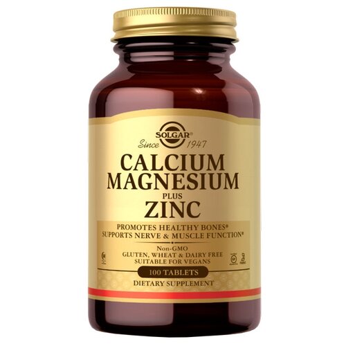 ���������� Solgar Calcium Magnesium Plus Zinc ���., 100 �, 100 ��.