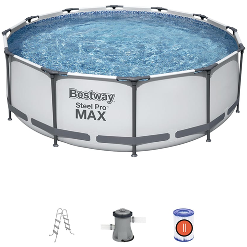 ���������� ������� BESTWAY ��������� Steel Pro Max 366�100��, ������-�����, �������� � ���������. ���.56418