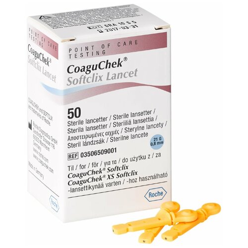 ���������� CoaguChek ������� Softclix, 50 ��.