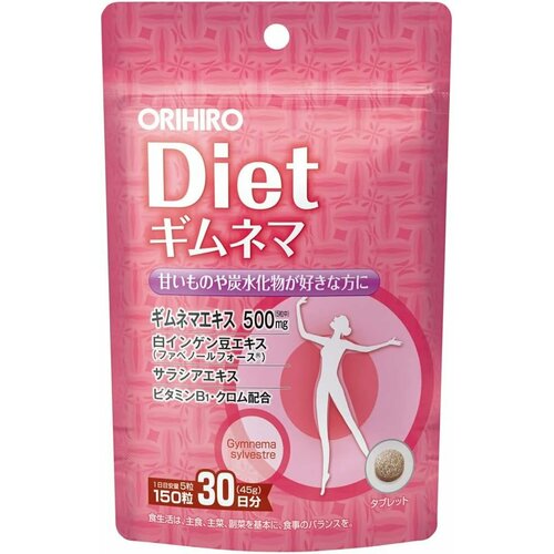 ���������� ������������ ���������� Orihiro Gymnema Diet, ��� ���������, ���������� ��������, 150 ��