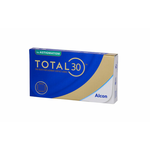 ���������� ���������� ����� �� ����� Alcon TOTAL30 for Astigmatism, 3 ��., R 8,6, D -5,�CYL:�-0,75,�A�:�90, 1 ��.