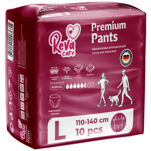 ���������� Reva Care Premium Pants, L, 10 ��., 1 ��.
