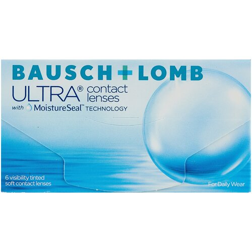 ���������� ���������� ����� �� ����� BAUSCH+LOMB Ultra, 6 ��., R 8,5, D -4, 1 ��.