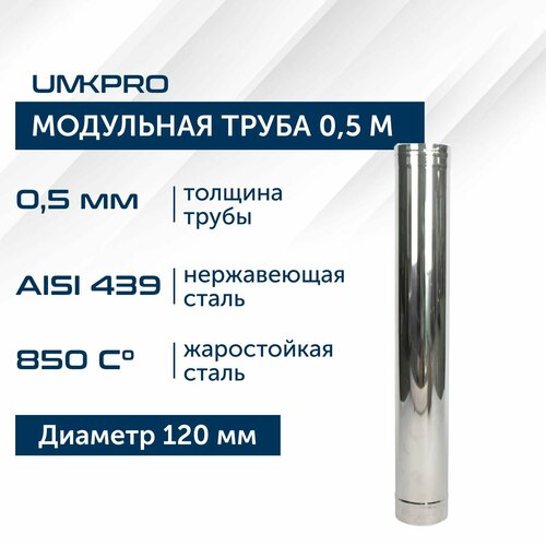 ���������� ����� ��������� ��� �������� 0,5 � UMKPRO, D 120, AISI 439/0,5��