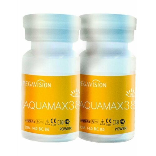 ���������� ���������� ����� Pegavision Aquamax 38, 2 ��., R 8,6, D -10,5, 1 ��.