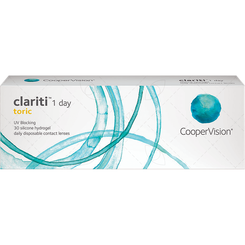 ���������� ����������� ���������� ����� CooperVision Clariti 1 day toric., 30 ��., R 8,6, D -1,25,�CYL:�-1,25,�A�:�170, 1 ��.