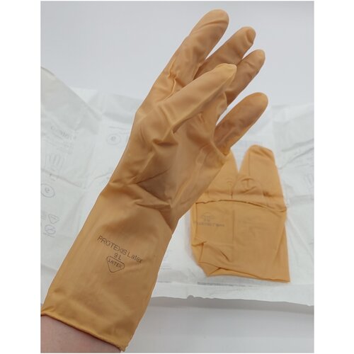 ���������� �������� Protexis� Latex Surgical Gloves ������������� ������/������ ����������, ������ 9.0, 10 ��. (5 ���)