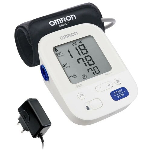 ���������� �������� Omron M3 Comfort + ������� + ������������� ������� (HEM-7155-ALRU)