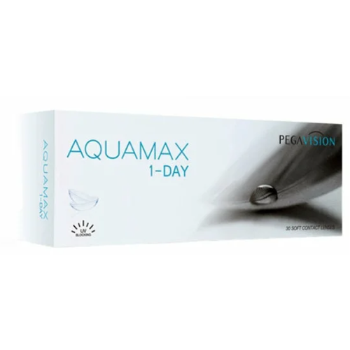 ���������� ����������� ���������� ����� Pegavision Aquamax 1-Day, 30 ��., R 8,6, D -1,5, 1 ��.