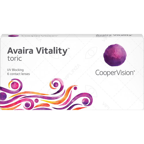���������� ���������� ����� CooperVision Avaira Vitality toric., 6 ��., R 8,5, D +2,�CYL:�-1,25,�A�:�20, 1 ��.