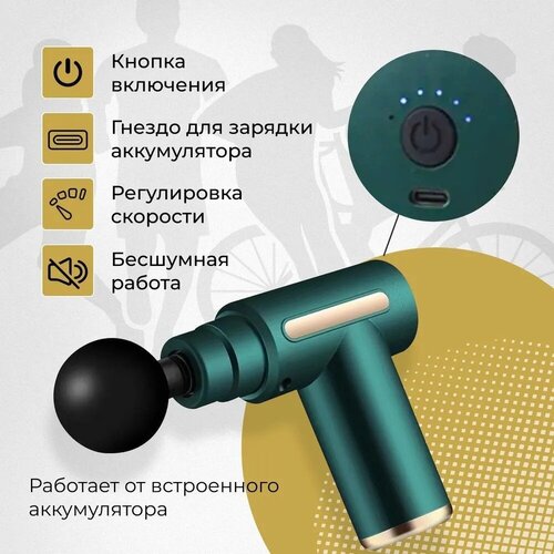 ���������� ������������� �������� ��� ���� ������������� VIRG Mini Massage Gun, ������