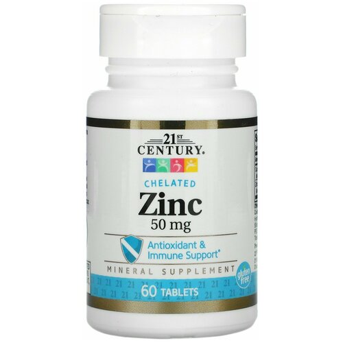 ���������� Zinc Chelated (�������� ����) 50 �� 60 �������� (21st Century)