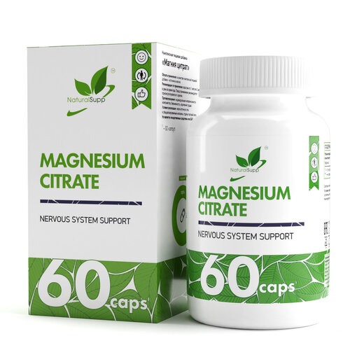 ���������� Magnesium Citrate, ����., 100 �, 60 ��., 1 ��.