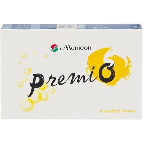 ���������� ���������� ����� Menicon Premio, 12 ��., R 8,6, D -1,5, 2 ��.